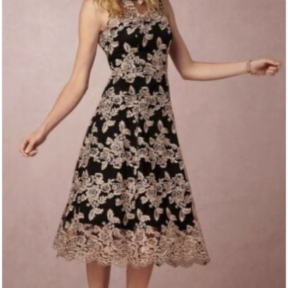 BHLDN Hithero Black Lace Tonya Dress - Picture 15 of 15